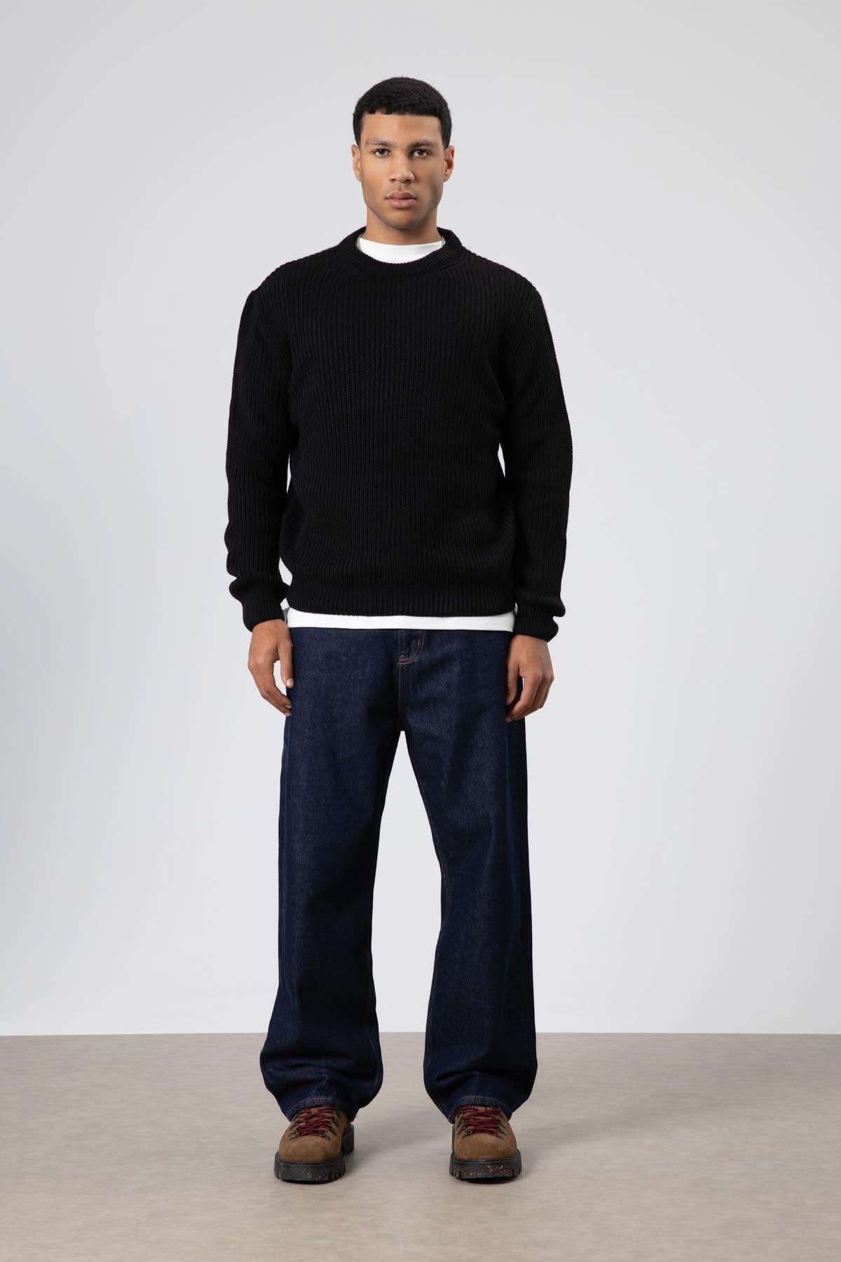 Crew Neck Knitwear Sweater