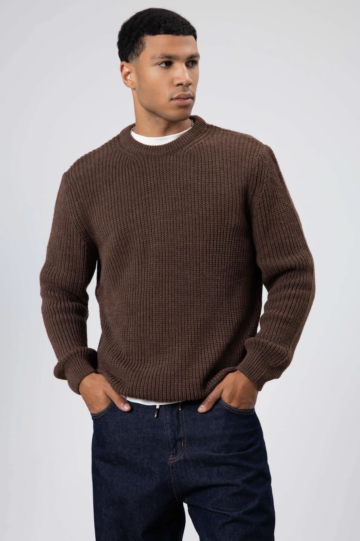 Crew Neck Knitwear Sweater