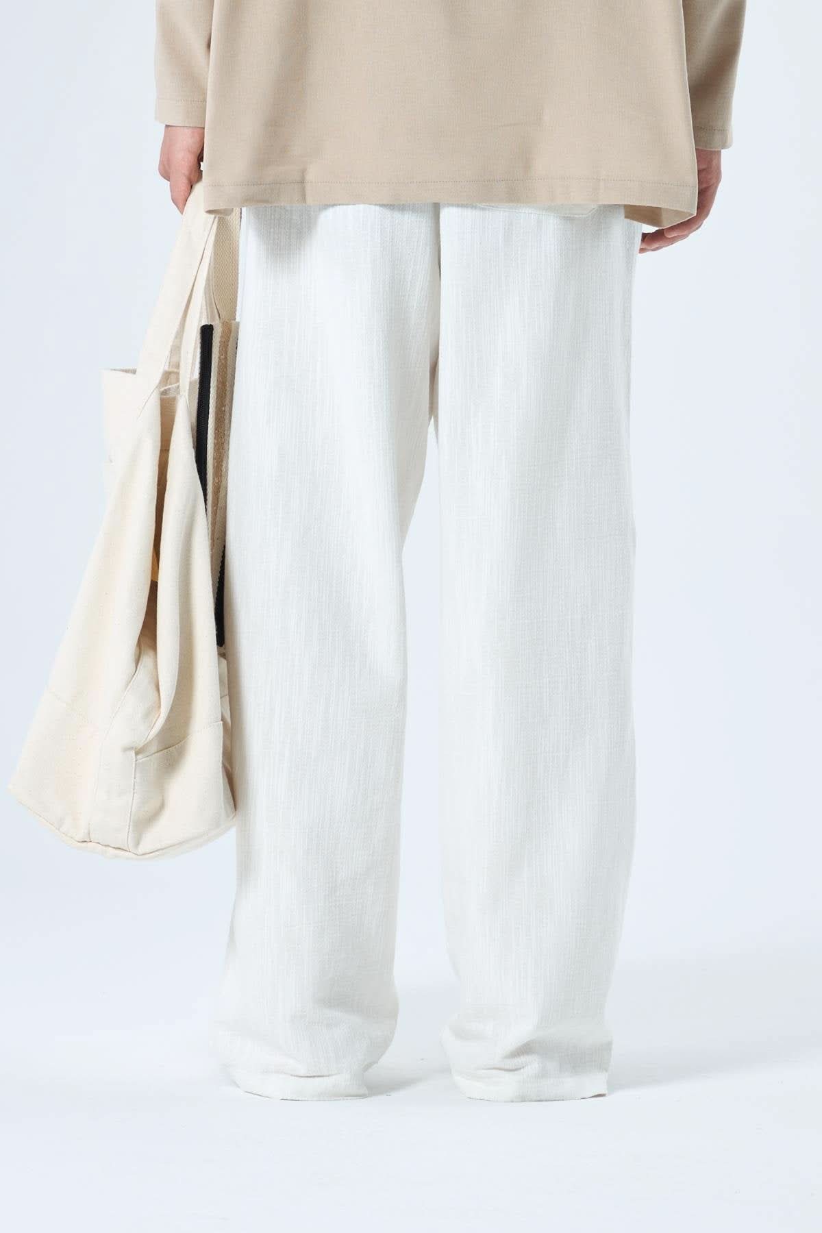 Cotton - Linen Pants with Belt