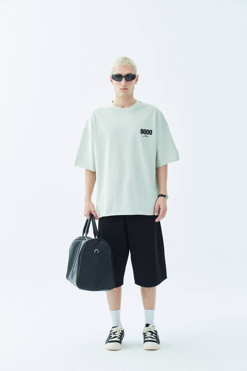 9000 Light Blue Oversized T-shirt