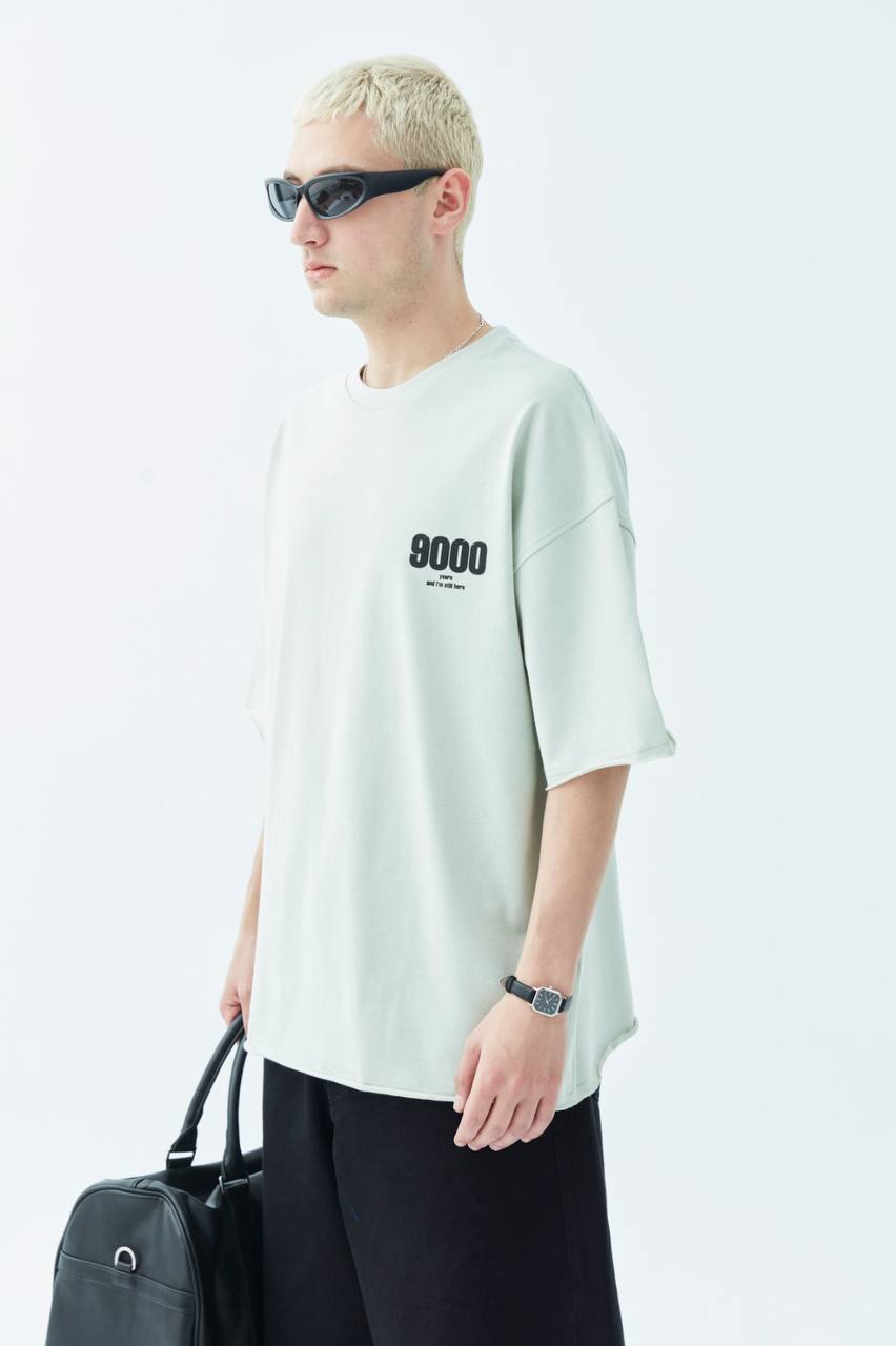 9000 Light Blue Oversized T-shirt