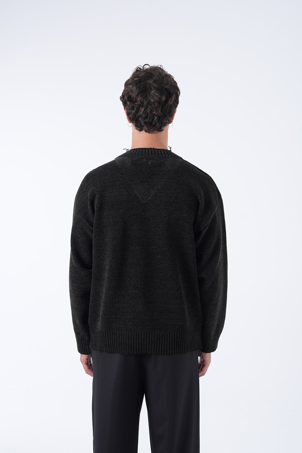 V-Neck Knitted Sweater