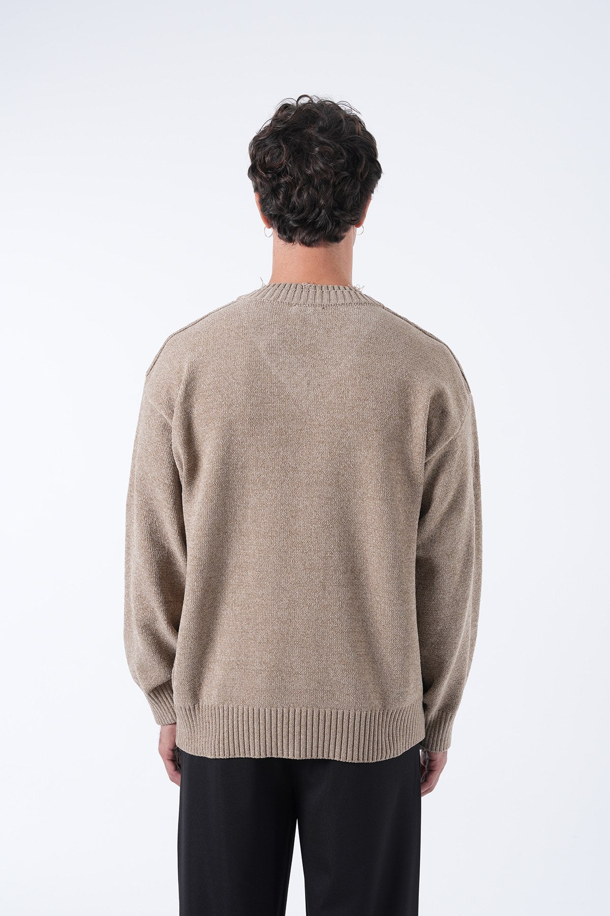 V-Neck Knitted Sweater