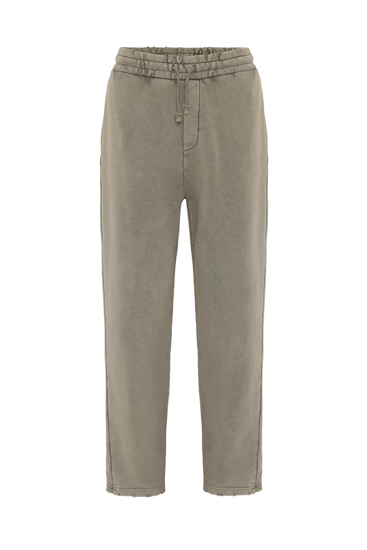 Washed Baggy Sweat Pants in Mink