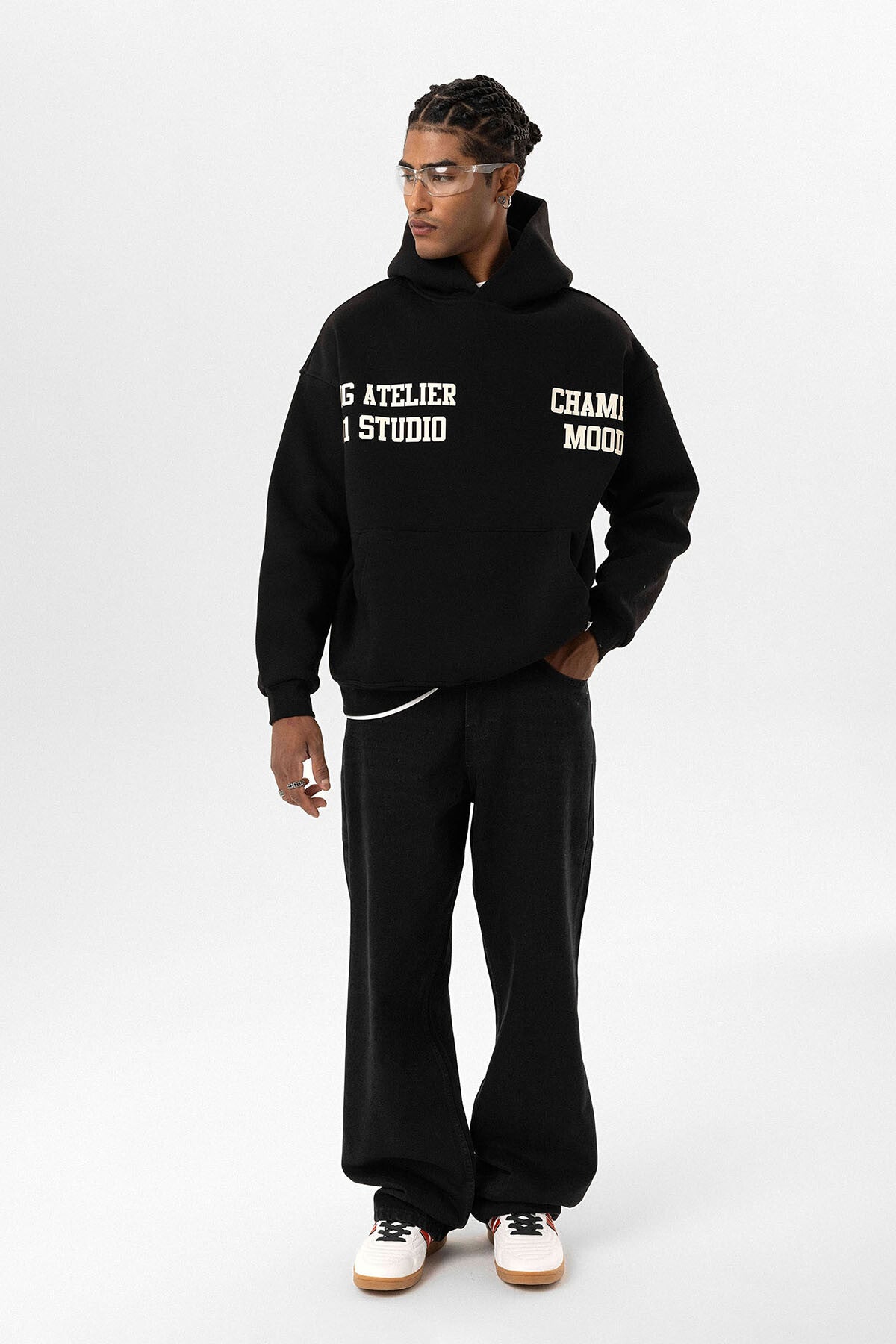 Champ Mood Oversizes Hoodie in Black