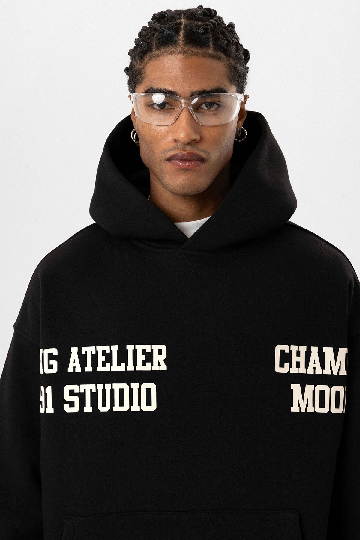 Champ Mood Oversizes Hoodie in Black