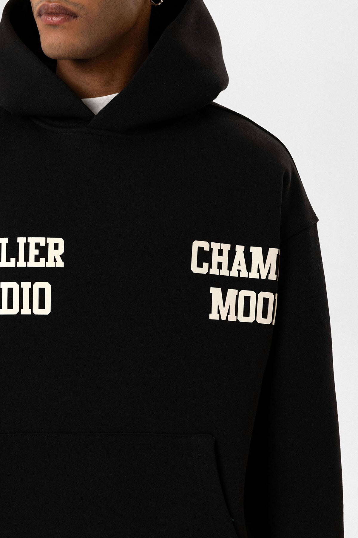 Champ Mood Oversizes Hoodie in Black