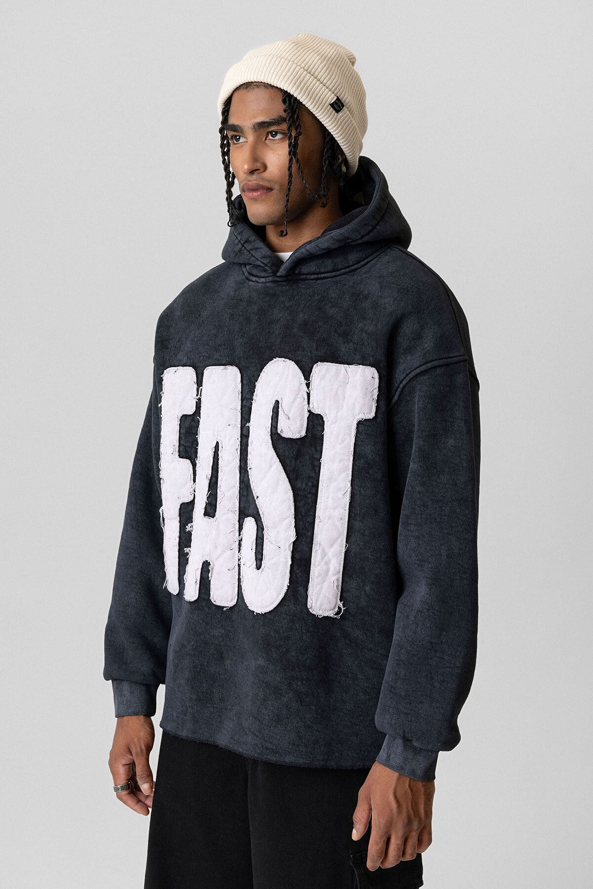 Fast Washed Oversize Hoodie